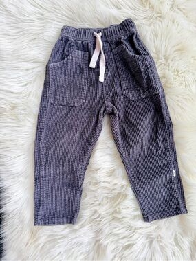 Easy-Peasy Kids Corduroy Pull-On Pants - Gray